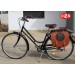 BANDO Universal Saddlebag for Bicycles - Retro - Vintage - Classic - Light Brown with Vintage LeatherColor