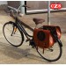 BANDO Universal Saddlebag for Bicycles - Retro - Vintage - Classic - Light Brown with Vintage LeatherColor