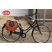 BANDO Universal Saddlebag for Bicycles - Retro - Vintage - Classic - Light Brown with Vintage LeatherColor
