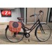 BANDO Universal Saddlebag for Bicycles - Retro - Vintage - Classic - Light Brown with Vintage LeatherColor
