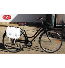 BANDO Universal Saddlebag for Bicycles - Retro - Vintage - Classic - White Color