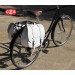 BANDO Universal Saddlebag for Bicycles - Retro - Vintage - Classic - White Color