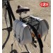 BANDO Universal Saddlebag for Bicycles - Retro - Vintage - Classic - White Color
