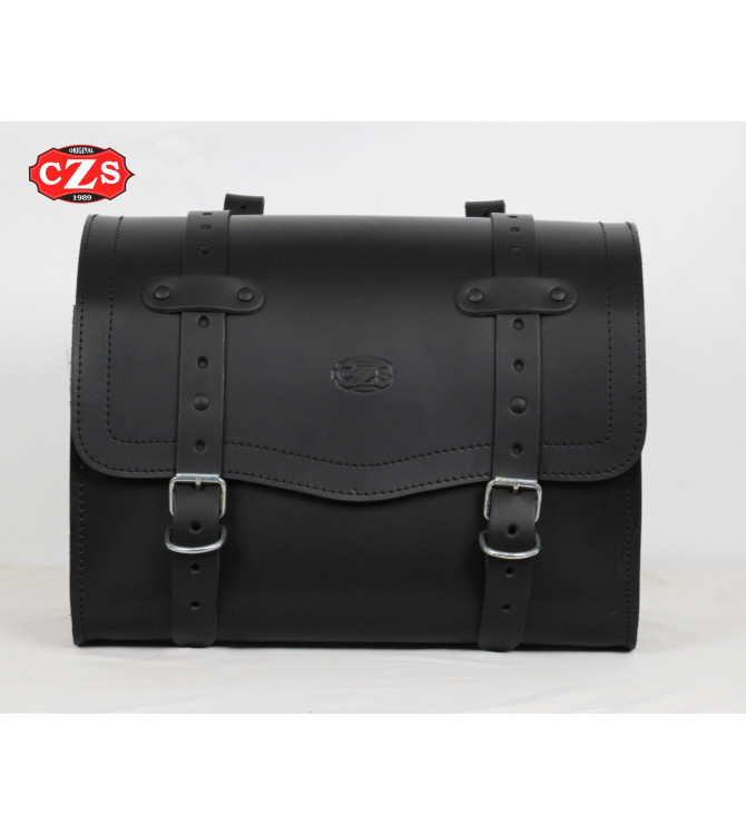 ITAKA Borsa Laterale per Bici - Retro - Vintage - Classica - Colore Nero