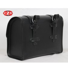 ITAKA Satteltasche für Fahrräder - Retro - Vintage - Klassisch - Farbe Schwarz