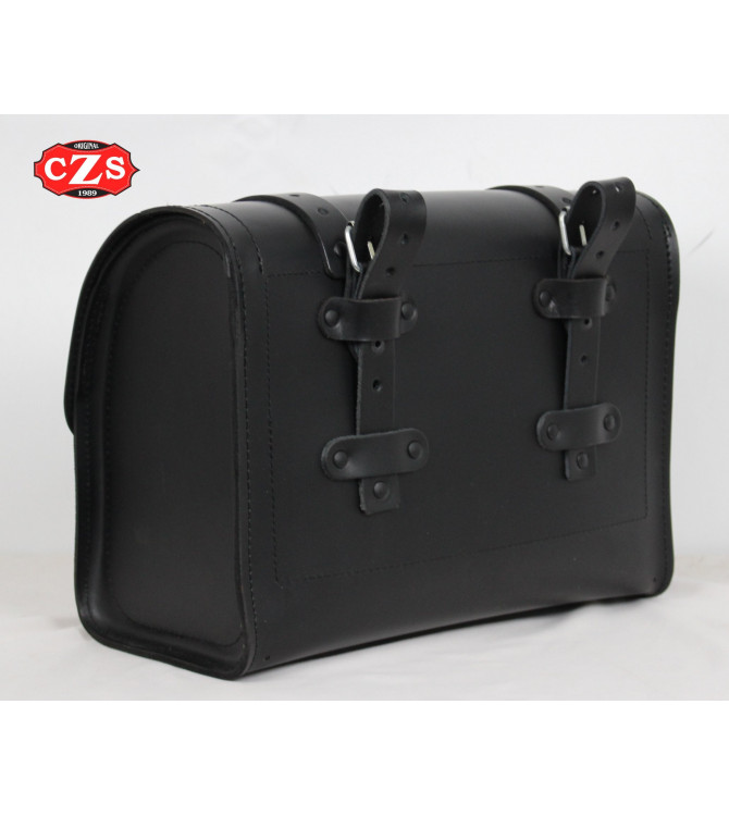 ITAKA Borsa Laterale per Bici - Retro - Vintage - Classica - Colore Nero