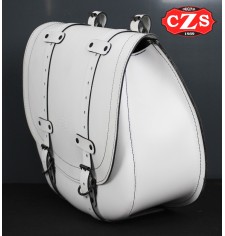 BANDO Universal Saddlebag for Bicycles - Retro - Vintage - Classic - White Color
