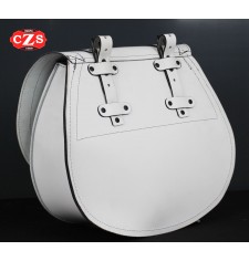 BANDO Universal Saddlebag for Bicycles - Retro - Vintage - Classic - White Color