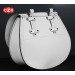 BANDO Universal Saddlebag for Bicycles - Retro - Vintage - Classic - White Color