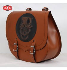 BANDO Universal Saddlebag for Bicycles - Retro - Vintage - Classic - Light Brown with Vintage LeatherColor