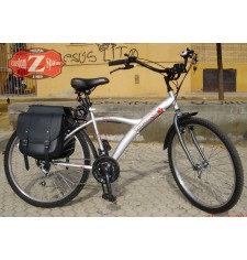 TORRENTE Saddlebag Set for Bicycles - Retro - Vintage - Classic - Black Color