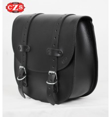 TORRENTE Saddlebag Set for Bicycles - Retro - Vintage - Classic - Black Color