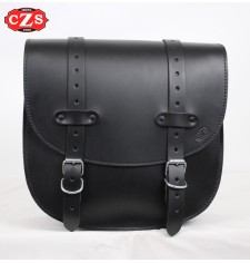 TORRENTE Saddlebag Set for Bicycles - Retro - Vintage - Classic - Black Color