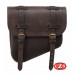 Borsa laterale HERCULES Old Rat per moto Custom-Classic-Cafe Racer-bobber-chopper - Sinistra nera