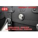 Bisaccia laterale per Guzzi V7 II Stornello mod, BANDO Di base - Foro per l'ammortizzatore - SINISTRA