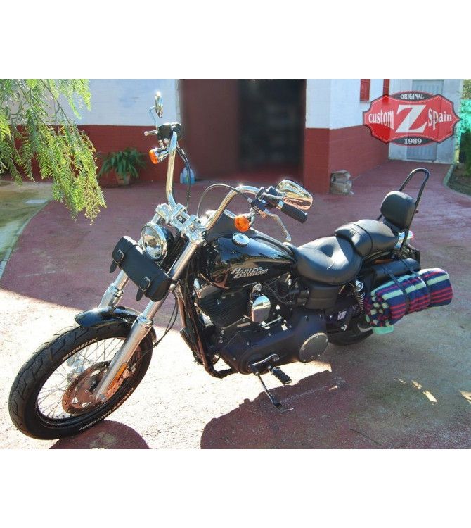 Alforja Lateral IZQUIERDA para DINAS Harley Davidson mod, BANDO DINA Basica Adaptadas 