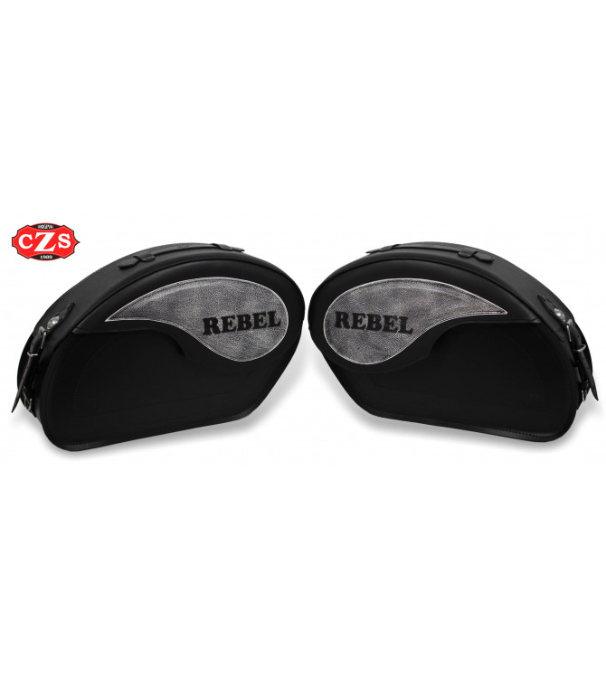 Sacoches Rigide spécifique pour Honda Rebel 500 mod, VENDETTA - Rebel - 