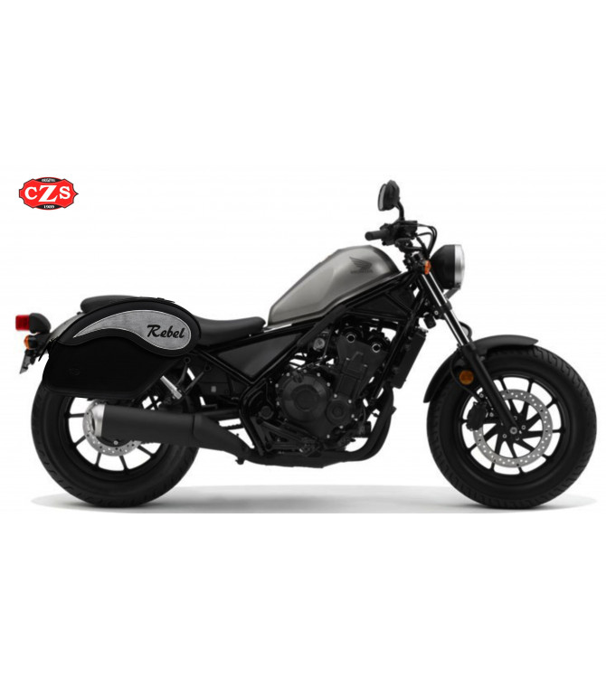 Alforjas Rígidas para Honda Rebel CMX 500 mod, ECLIPSE Básica - Específica