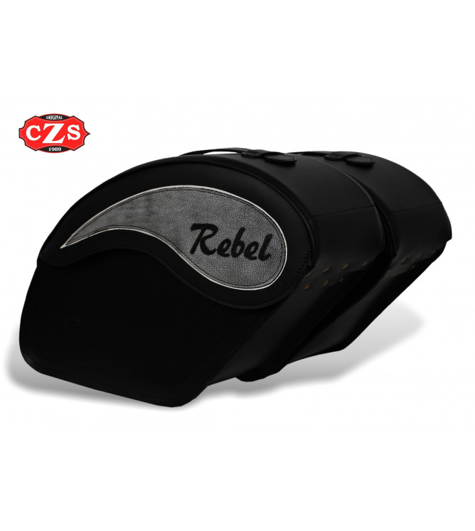 Alforjas Rígidas para Honda Rebel CMX 500 mod, ECLIPSE Básica - Específica