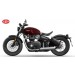 Alforja TRIDENTE Triumph Bobber 1200  (Especifica, negra hilo rojo