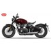 Alforja TRIDENTE Triumph Bobber 1200  (Especifica, negra hilo rojo