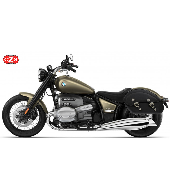 Sacoches rigides - TORNADO - Pour Indian Scout Sixty - Vous spécifiez la couleur noire