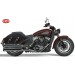 Alforjas Rígidas TORNADO Para Indian Scout Sixty - Especificas color negro