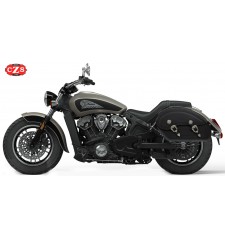 Alforjas Rígidas - TORNADO - Para Indian Scout Sixty - Especificas color negro