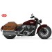 Borse laterali rigide - TORNADO - Per Indian Scout Sixty - Specificare il colore nero