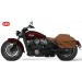 Alforjas Rígidas TORNADO - Para Indian Scout Sixty - Especificas color Miel