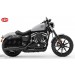 Saddlebags Set for Sportster Harley Davidson mod, IKARO Braided Gothic - Hollow for Shock Absorber - 