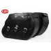 Saddlebags Set for Sportster Harley Davidson mod, IKARO Braided Gothic - Hollow for Shock Absorber - 