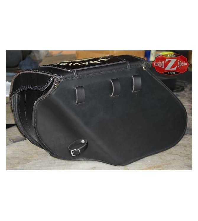 Alforjas Rigidas para DYNAS Harley Davidson mod, SUPER STAR hueco amortiguador Personalizada