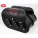 Rigid Saddlebags SUPER STAR Skull Tibias with Shock Absorber Hole - Specific. for Dynas - Harley Davidson