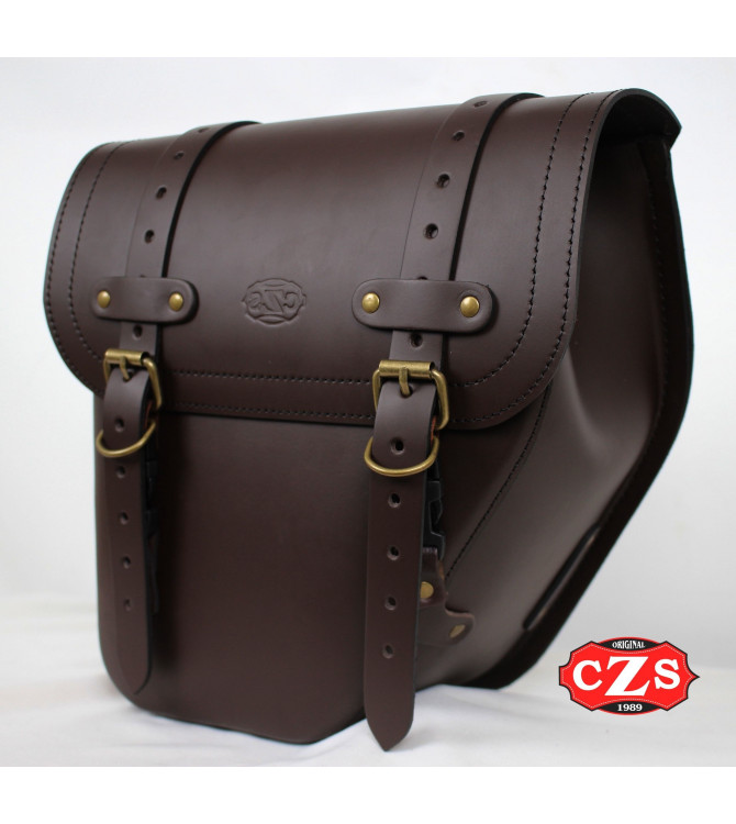 Sacoche CENTURION pour Meteor 350 Royal Enfield - Droite - Choco