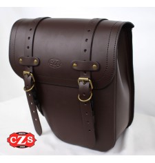 CENTURION Satteltasche für Meteor 350 Royal Enfield - Rechts - Choco