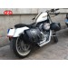 Bisaccia per Sportster Harley Davidson mod, SPARTA - Willie HD - foro per ammortizzatore - SINISTRA