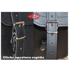 Alforja CENTURION para Meteor 350 Royal Enfield - Izquierda - Choco 