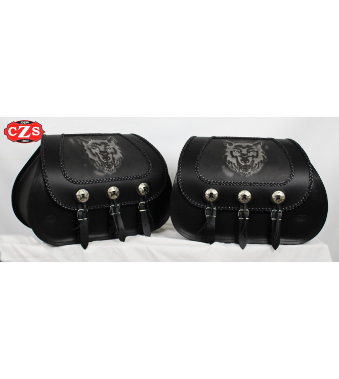 Set of JABATO Lobo Saddlebags for Scout Sixty