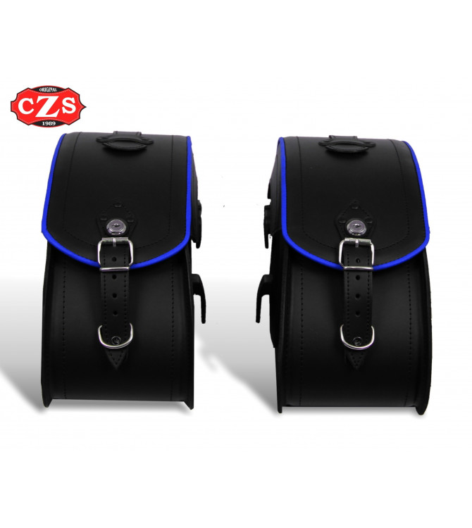 Rigid Saddlebags mod, VENDETTA - Red Profile - UNIVERSAL