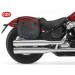 Alforja Lateral para Softail Harley Davidson mod, BANDO - Negro/Rojo -