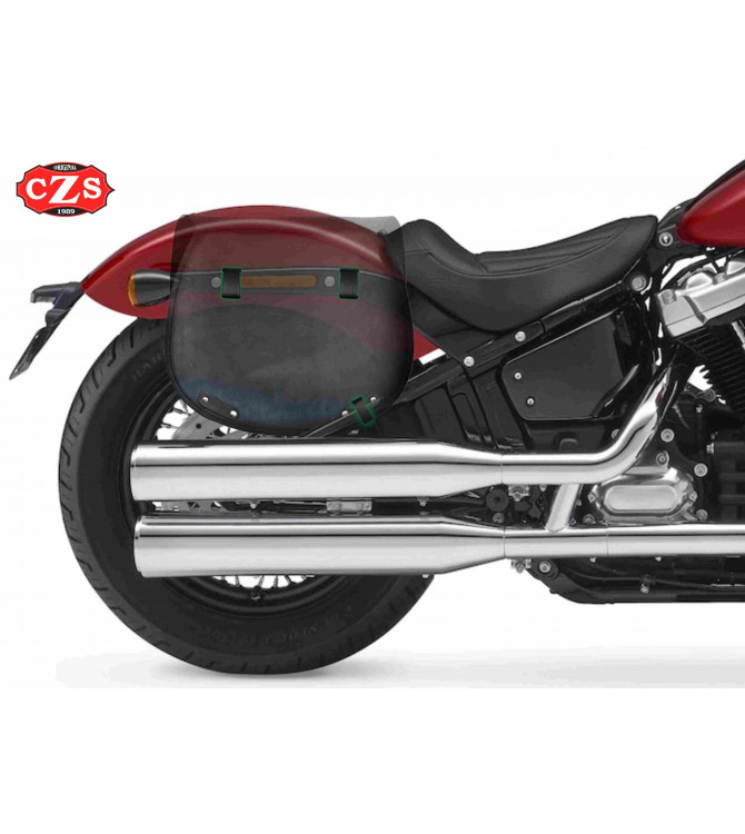 Saddlebag for Street Bob Softail Harley Davidson mod, BANDO Basic - Old Rat - 