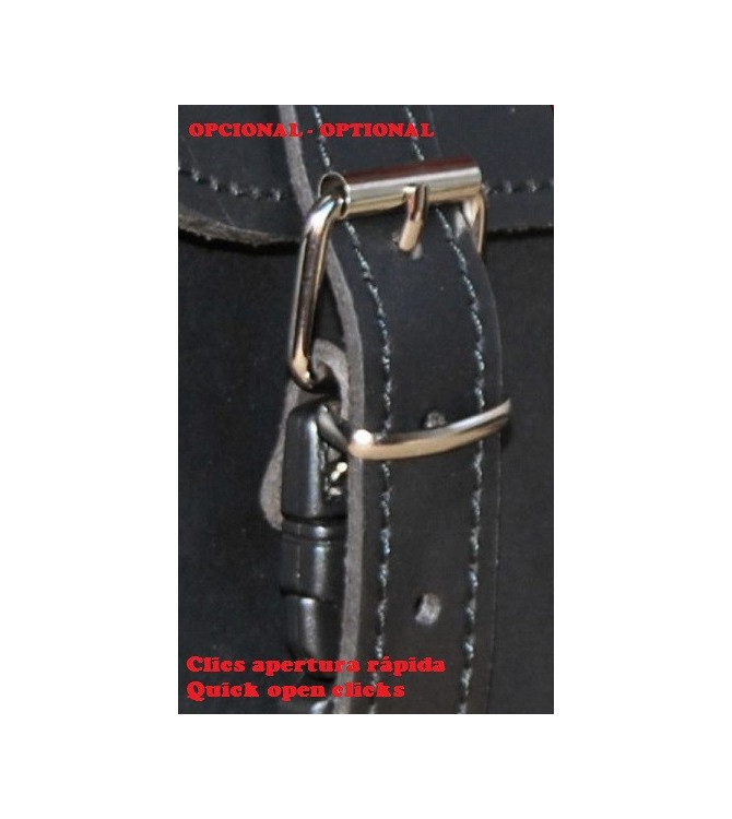 Small saddlebag for documentation mod, RON Basic Black - UNIVERSAL