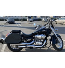 Borse laterali rigide per Honda Shadow 750 mod, NAPOLEÓN - Gotica -