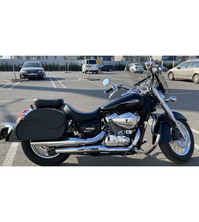 Starr Satteltaschen für Honda Shadow 750 mod, NAPOLEÓN - Gotischen - 