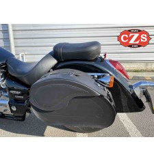 Borse laterali rigide per Honda Shadow 750 mod, NAPOLEÓN - Gotica -