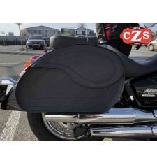 Borse laterali rigide per Honda Shadow 750 mod, NAPOLEÓN - Gotica -