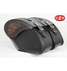 Borse laterali rigide per Indian® Scout® Bobber mod, LEGEND - Big Boss - 