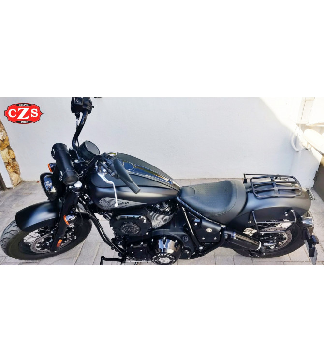 Basis Custom Tool bag - 25 cm x 9 Ø - für Indian Chief Dark Horse und Chief Bobber Dark Horse ab 2021. 