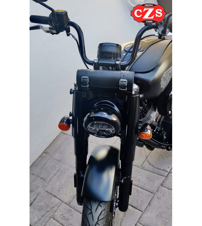 Basis Custom Tool bag - 25 cm x 9 Ø - für Indian Chief Dark Horse und Chief Bobber Dark Horse ab 2021. 